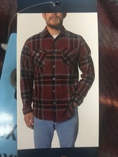 Freedom Foundry Men's Long Sleeve Plaid Fleece Shirt XXL