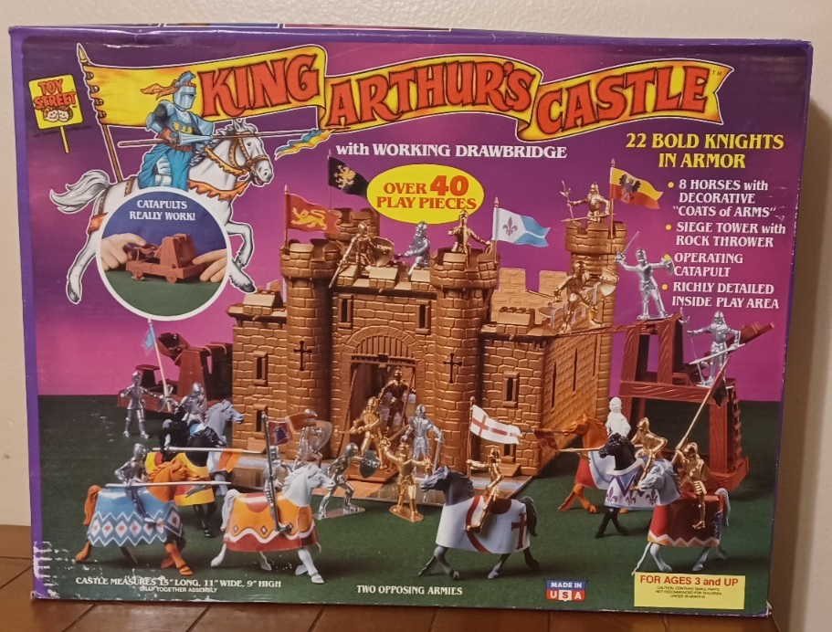 Vintage 1991 KING ARTHUR'S CASTLE Sealed Toy Street Playset NOS