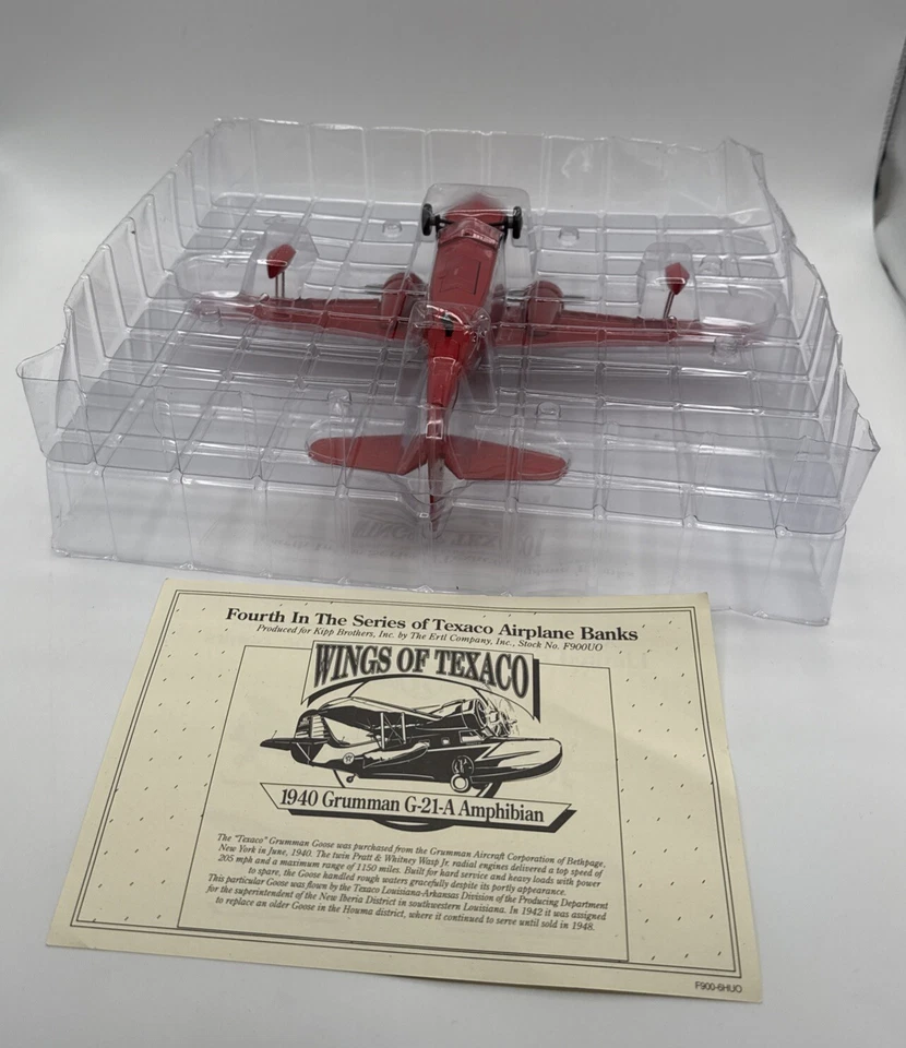 Wings Of Texaco 1940 Grumman Goose Airplane 1996 by ERTL Collectibles - Image 3 of 4