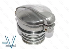 2" Monza Alloy Flip Up Fuel Tank Cap & Alloy Neck For Bsa Norton Triumph New