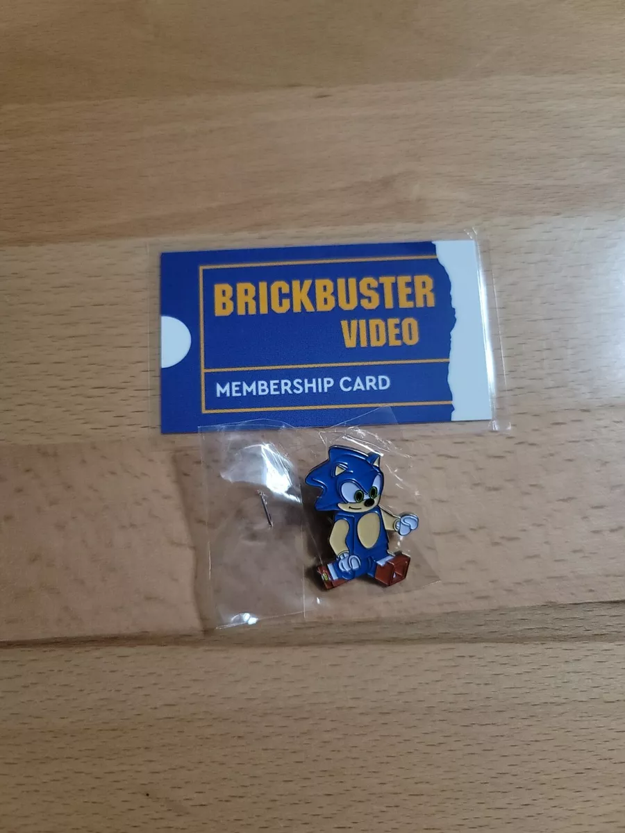 Lego Sonic The Hedgehog MiniFigure Style Enamel Pin SDCC 2023 BRICKBUSTER  CARD