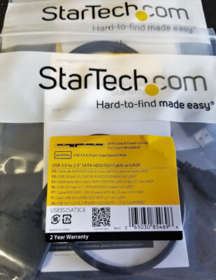 StarTech USB 3.0 to 2.5'' SATA III Hard Drive Adapter Cable w/ UASP   L K!    