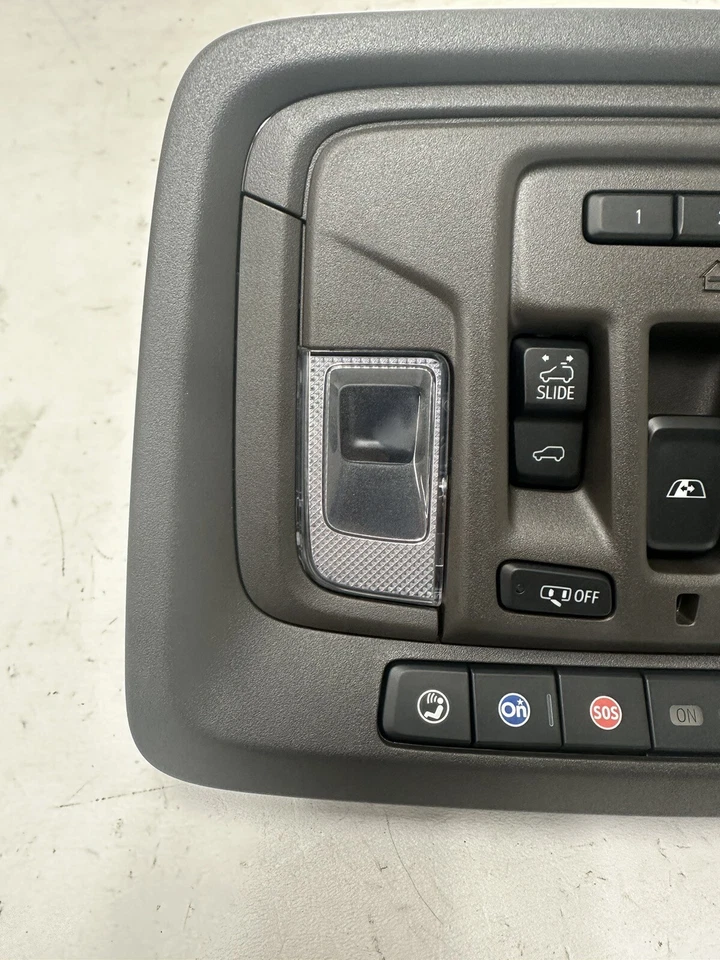 2019 2020 Chevy Silverado GMC Sierra Dark Atmosphere Roof Console 1500 2500 OEM - Image 4 of 4