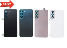 For Samsung Galaxy S22 Back Battery Glass Cover Door Housing with Camera Lens