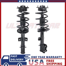 Set 2 Front Complete Shock Struts w/ Coil Springs For 2010-2012 Hyundai Santa Fe