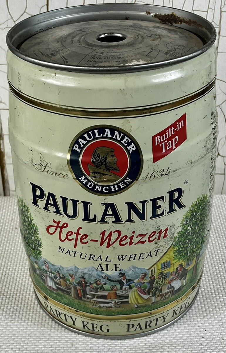 PAULANER HEFE~WEIZEN 5 LITER Mini Beer Keg ~ Germany Vintage | eBay