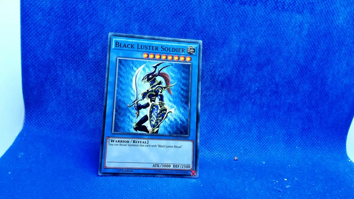 Yugioh YGLD-ENA01 Black Luster Soldier 1st Edition Mint