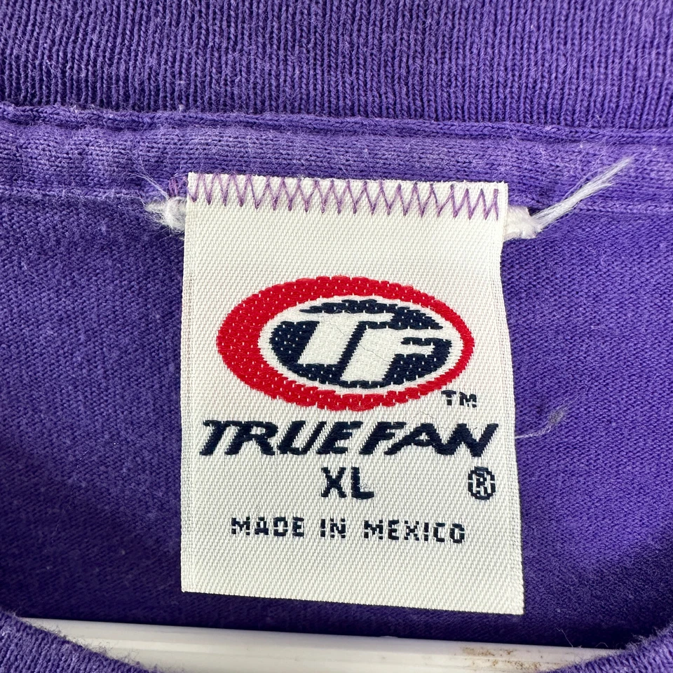 Camiseta De Colección Baltimore Ravens Maryland Fútbol NFL Púrpura Adulto XL Verdadero Fan Foto 4 de 4