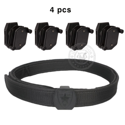 IDOGEAR Tactical Belt IPSC USPSA Shooting w/4pc Multi-Angle Pistol