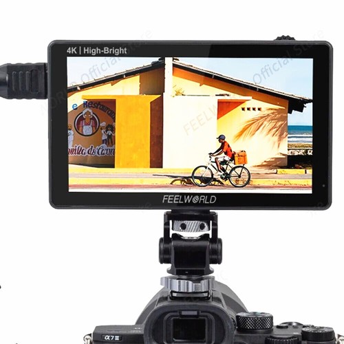 Feelworld LUT5E 5.5" 4K HDMI 3D-LUT 1600nit Touch-Screen Camera Field Monitor  - Picture 1 of 8