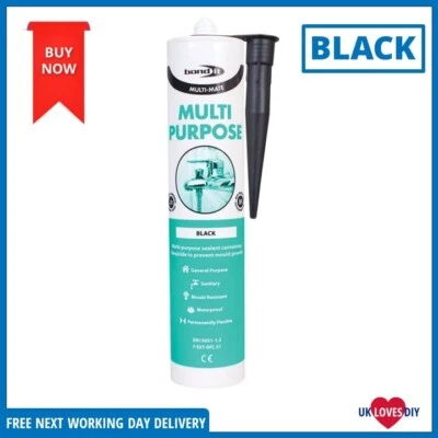 BOND IT Multi Mate High Modulus Multi-Purpose Silicone Sealant Kitchen Bathroom Shower