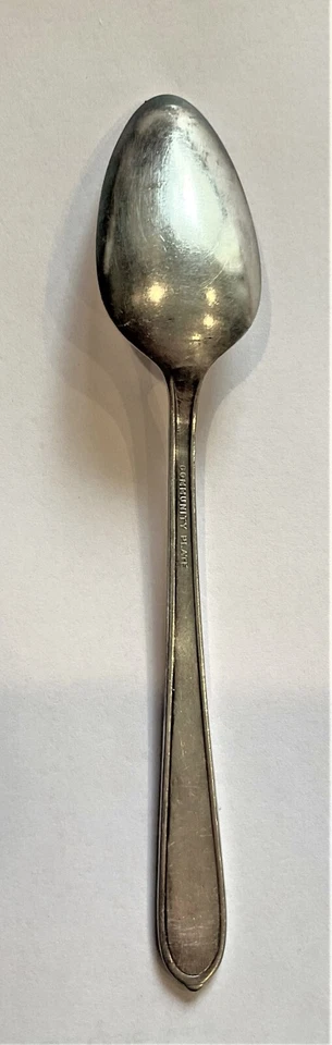 Flatware - Comunity Plate Dinner Spoon - Pattern Unidentified - Image 2 of 4