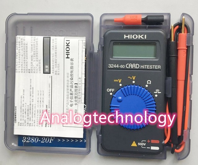 HIOKI 324460 Pocket Digital MULTIMETER CARD TESTER MADE IN JAPAN eBay