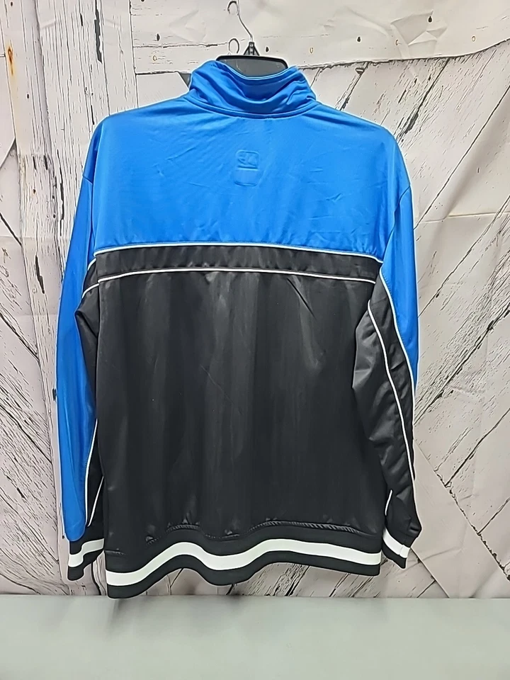 Athletech Black & Blue Zip Front Active Wear Jacket Mens M New with Tags - Image 3 of 4