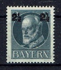 Altdeutschland Bayern MiNr 111 A mit Friedensgummi postfrisch ** gepr&uuml;ft Helbig