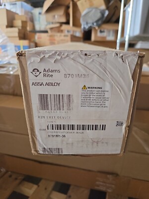 Adams Rite 8701M36 Life Safety Rim Exit Device with Single Monitoring Switch 36