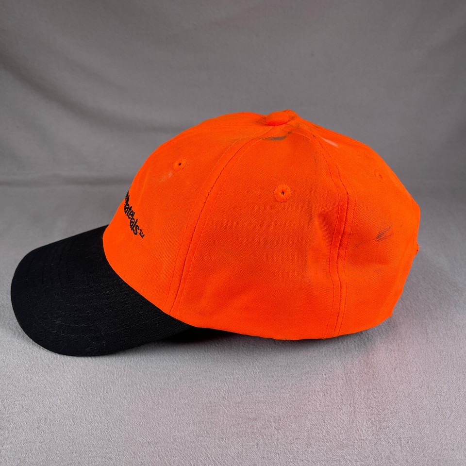 SemMaterials Hat Men Safety Orange Snapback Cap Hi Vis Oil Gas | eBay