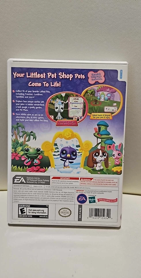 Littlest Pet Shop (Nintendo Wii, 2008) Complete - Image 2 of 3