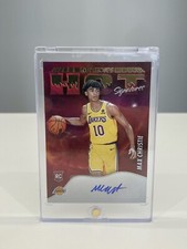 Max Christie Signed PANINI NBA HOOPS HOT Signatures Lakers Rookie Card VERY RARE