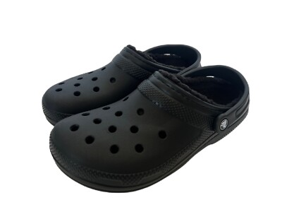 Crocs Unisex Shoes Fur Slide Size Men 10 Women 12 New Black