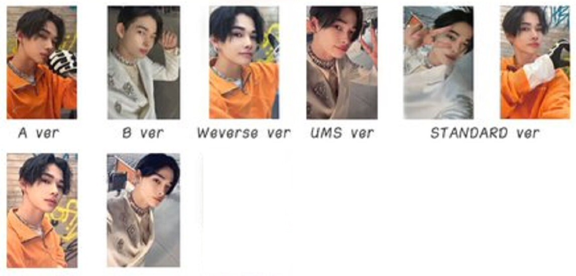 ENHYPEN NIKI SADAME Official Photo card A B Standard Solo