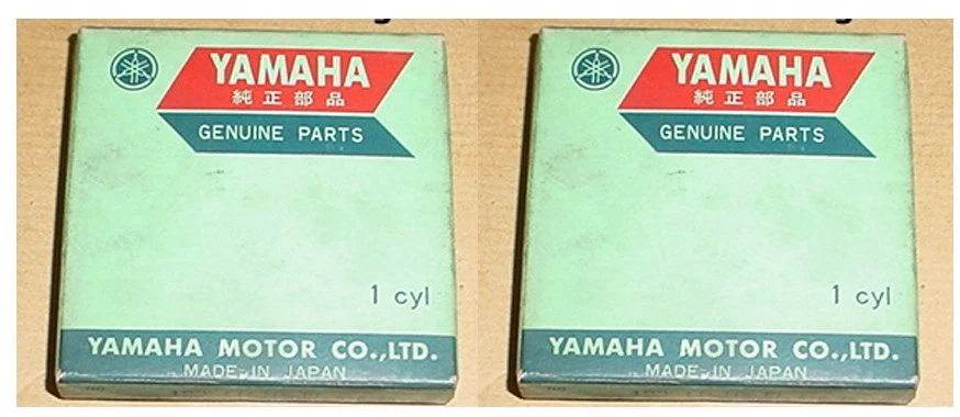 Yamaha R5 RD350 Piston Ring 1.00 x2 NOS 4th Over Size 360-11610-42 RD 350 YR5 Foto 2 de 2