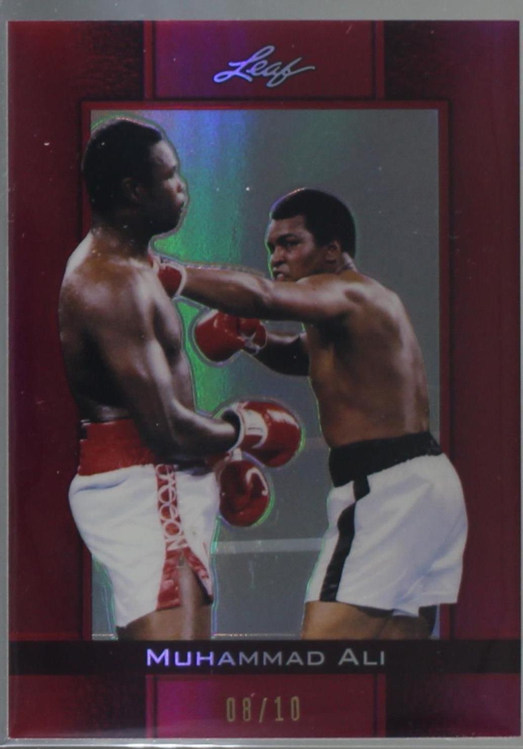 2011 Leaf Metal Ali - Muhammad Ali, Larry Holmes #30 Red Prismatic /10 ...