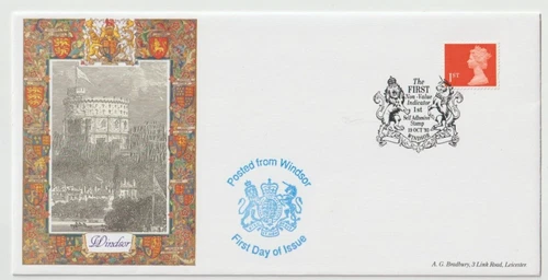 19/10/1993 UK GB FDC - (Self Ad) Definitive - Windsor Castle - Windsor Special#1