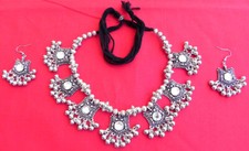 Gypsy Belly Dance Pendant Medallion Handmade Jewelry Tribal Necklace Bohemian