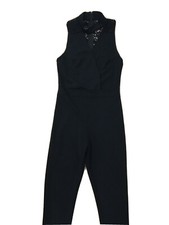 Windsor Women Black Jumsuit Size L Lace Back.
