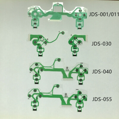 2PCS JDS 001 030 040 055 For PS4 Controller Conductive Film Keypad
