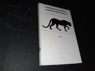 Francesco Leonetti Schlachtfeld. Audi 1981 Erstausgabe