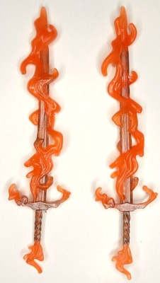 DC Multiverse Fire Flame BAF Ares Flaming Swords 6'' scale action figure BATMAN