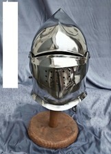 Armet closed helmet SCA LARP fantasy helmet medieval helmet LARP helmet sca