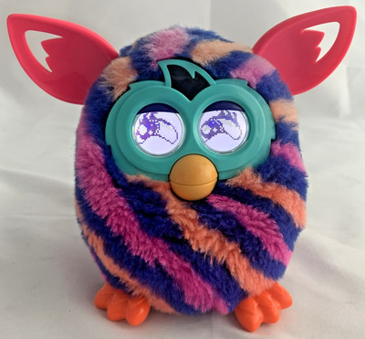 Furby Boom Diagonale Streifen Sprechendes Interaktives Plüschtier Hasbro 2012
