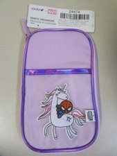 Yoobi x Marvel Spiderman on Unicorn Pencil Organizer Mesh Pocket Front 9" x 5.5"