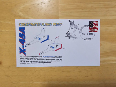 X-45A COORDINATED FLIGHT DEMO This envelope was flown on X-45A Air Vehicle 2 AV1