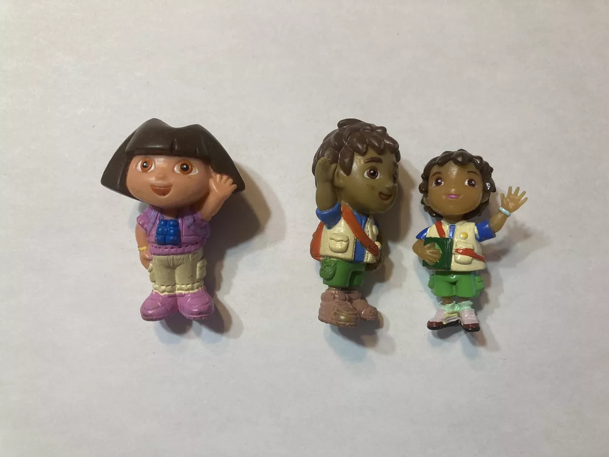 Lot Of 3 Dora the Explorer Diego Figures
