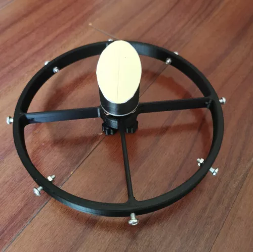 Newtonian Reflecting Telescope Secondary Flat Mirror Base 3D Print Mirror Holder - Picture 6 of 8