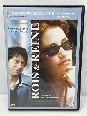 KINGS & QUEEN Rois Et Reine DVD Arnaud Desplechin Emmanuelle Geoffrey Carey PAL