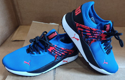 Puma Pacer Future Splatter Youth Kids Running Shoes Size 5
