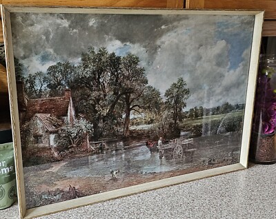 Vintage Haywain By Constable 1960s Print