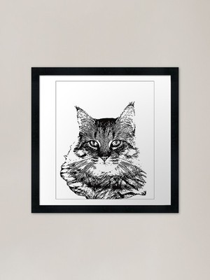 Pixie Bob Geschenk für Pixie Bob Besitzer Gerahmtes Wandbild Poster Leinwanddruck Bild