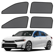 Car Window Shades for Honda Civic 2022-2025, 4 Pack Honda Civic Sun Shade Sid...
