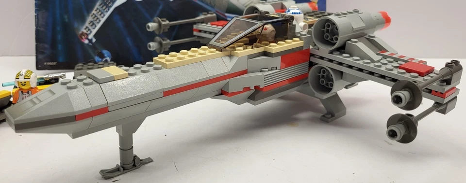 Lego 7142 Star Wars: X-Wing Fighter, Completo com Instruções, Sem Caixa - Imagem 2 de 4