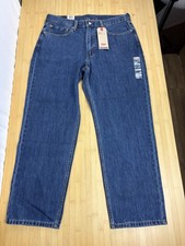Levi  s 550 Relaxed Fit Jeans Mens 36x30 Blue Medium Wash Tapered Zip Fly NWT  