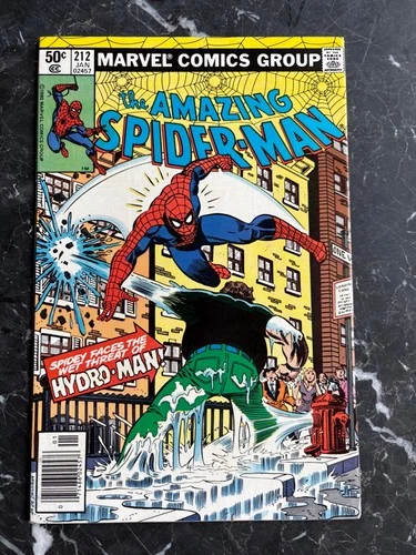 The Amazing Spider-Man #212 (1981) 1st APP Hydro-Man VF 8.0