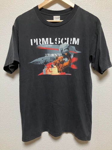 Vintage 00s Primal Scream Band T-Shirt Black Double Sided Print Size M New