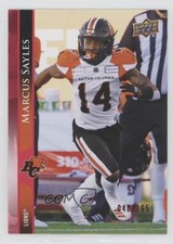2021 Upper Deck CFL Red 48/165 Marcus Sayles #20 z6b