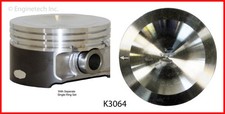 Enginetech K30648p.75 Engine Piston Kit With Separate Full Ring Stack For Ford
